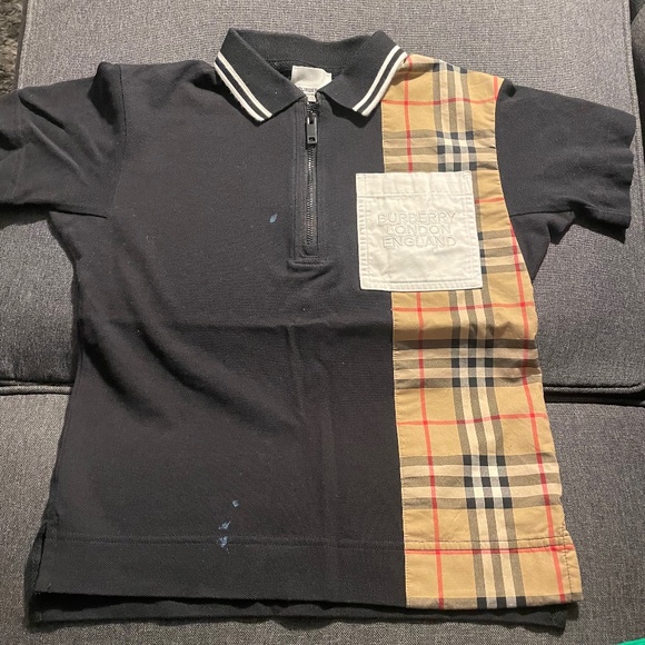 Boys Burberry Polo Shirt
